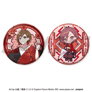 『ピアプロキャラクターズ～ジャパンクスタイル～』 ホログラム缶バッジセット (MEIKO) (キャラクターグッズ)