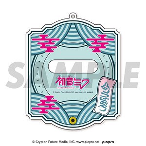 『ピアプロキャラクターズ～ジャパンクスタイル～』 缶バッジアクリルフレーム (初音ミク) (キャラクターグッズ)