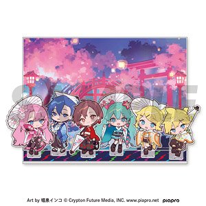 『ピアプロキャラクターズ～ジャパンクスタイル～』 アクリルジオラマパーツセット (キャラクターグッズ)