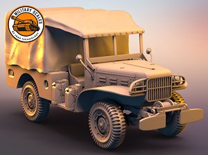 米・ダッジWC51小型貨物車 (プラモデル)