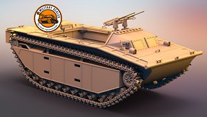 米・LVT2水陸両用兵員輸送車 (プラモデル)