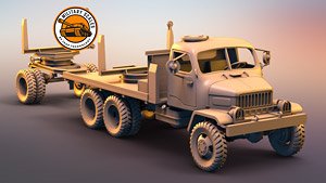 チェコ・プラガV3S長尺物運搬車 (プラモデル)