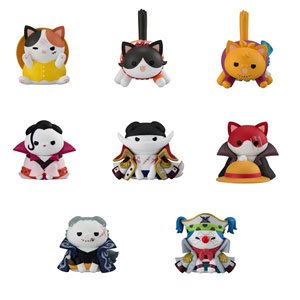 Mega Cat Project One Piece `Nyanpiece Nya-n!` Luffy Marineford War (Set of 8) (PVC Figure)