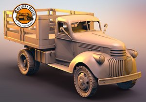 米・シボレー3809ステークストラック (プラモデル)