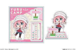 ゆるキャン△ SEASON3 ミニキャラ アクリルフィギュアmini 01 各務原なでしこA (キャラクターグッズ)