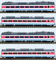 J.R. Series 489 Limited Express (Kanazawa Railyard, H03 Formation, Hakusan) Additional Set (Add-On 4-Car Set) (Model Train)