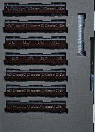 J.N.R. Type 72, 73 Commuter Train (Keihanshin Local Line, Akashi Railyard) Set (7-Car Set) (Model Train)