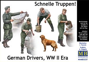 Schnelle Truppen. German Drivers WW II Era (Plastic model)