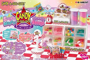 Sweety! Happy! Candy Shop Candy A Go Go! (Set of 6) (Anime Toy)