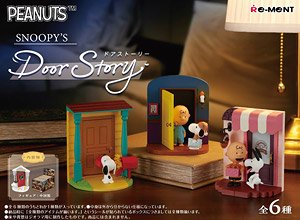 Peanuts Snoopy`s Door Story (Set of 6) (Anime Toy)