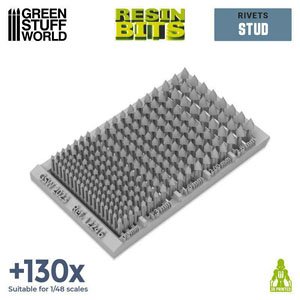 Micro Rivets Stud Rivets (130 Piece Over) (Plastic model)