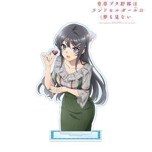 Rascal Does Not Dream of a Knapsack Kid Mai Sakurajima Big Acrylic Stand (Anime Toy)