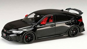 Honda Civic TYPE R (FL5) with Genuine Optional Parts Crystal Black Pearl (Diecast Car)