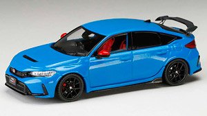 Honda Civic TYPE R (FL5) with Genuine Optional Parts Racing Blue Pearl (Diecast Car)