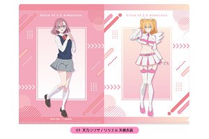 TVアニメ「2.5次元の誘惑」 A4クリアファイル 01 天乃リリサ/リリエル 天使衣装 (キャラクターグッズ)