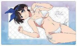 彼女、お借りします第3期 【描き下ろし】ラバーマット 更科瑠夏(水着寝そべり) (カードサプライ)