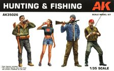 HUNTING & FISHING (Set of 4) (Plastic model)