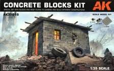 CONCRETE BLOCKS KIT - KIT DE BLOQUES DE HORMIGON (Plastic model)