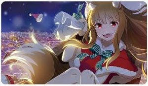 TV Animation [Spice and Wolf: merchant meets the wise wolf] Tales of the Four Seasons with Holo: [Christmas] Visual Multi Desk Mat (Card Supplies)
