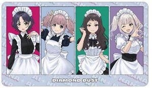 Girls Band Cry [Especially Illustrated] Diamond Dust Assembly Maid Style Ver. Multi Desk Mat (Card Supplies)