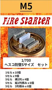 Hesco Barrier (S Size) set (Plastic model)