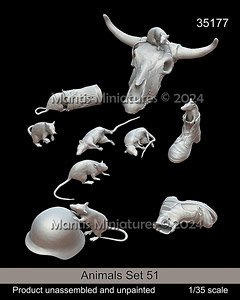 Animals Set 51 (Plastic model)