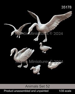 Animals Set 52 (Plastic model)