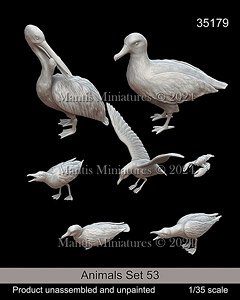 Animals Set 53 (Plastic model)