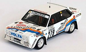 フィアット 131 アバルト 1982年モンテカルロラリー 11位 #279 Roger Krattiger / Franco Daminelli (ミニカー)