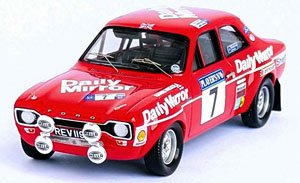 フォード エスコート Mk1 1972年スコットランドラリー 1位 #7 Hannu Mikkola / Hamish Cardno (ミニカー)