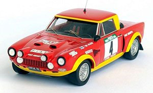 フィアット 124 アバルト Rallye 1975年ポルトガルラリー 1位 #4 Markku Alen / Ilkka Kivimaki (ミニカー)