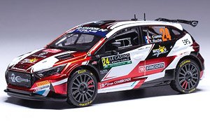 ヒョンデ i20 N Rally2 2024年モンテカルロラリー #24 N.Ciamin/Y.Roche (ミニカー)