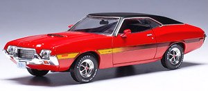 フォード グラントリノ 1972 レッド/ブラック (ミニカー)