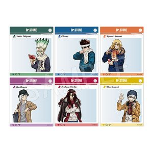 Dr. Stone Trading SNS Style Acrylic Key Ring Winter Meet Up Ver. (Set of 6) (Anime Toy)