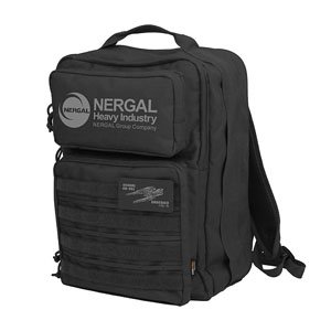 Martian Successor Nadesico Nergal Heavy Industries Functional Back Pack Black (Anime Toy)