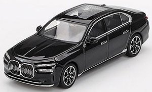 BMW i7 eDrive50 ブラックサファイア (右ハンドル) (ミニカー)