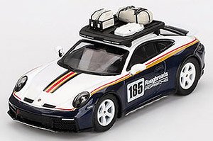 ポルシェ 911 ダカール ラリー デザインパッケージ ホワイト/ゲンチアンブルー メタリック (右ハンドル) (ミニカー)