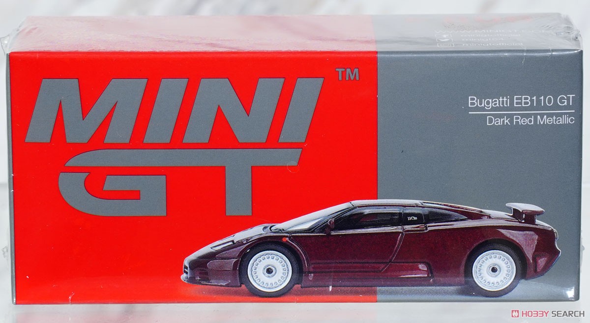 Bugatti EB110 GT Dark Red Metallic (LHD) (Diecast Car) パッケージ1