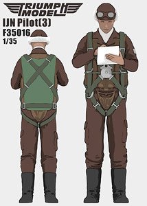 日本海軍 パイロット 3 (プラモデル)