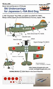 陸上自衛隊 L-19A用スキー (プラモデル)