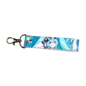 Racing Miku 2024 JCL TEAM UKYO Support Ver. Aurora Tape Key Ring (Anime Toy)