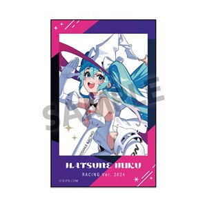 Racing Miku 2024 Key Visual 2 Ver. Instant Photo Style Sticker (Anime Toy)