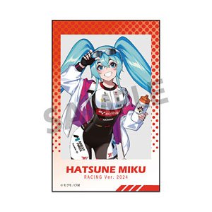 Racing Miku 2024 JCL TEAM UKYO Support Ver. Instant Photo Style Sticker (Anime Toy)