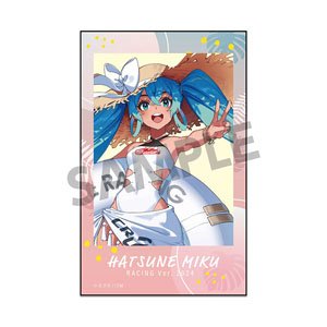 Racing Miku 2024 Tropical Ver. Instant Photo Style Sticker (Anime Toy)