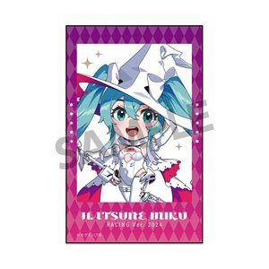 Racing Miku 2024 Nendoroid Plus Key Visual 1 Ver. Instant Photo Style Sticker (Anime Toy)