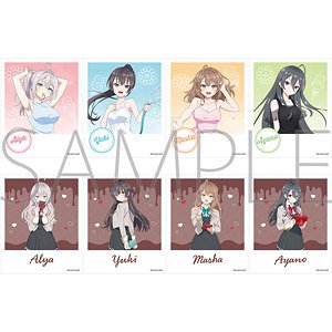 The Neighboring Aarya-san who Sometimes Acts Affectionate and Murmuring in Russian Acrylic Card Collection (Set of 8) (Anime Toy)