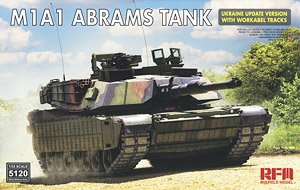 M1A1 Abrams Ukraine Update Version w/Workabel Tracks (Plastic model)