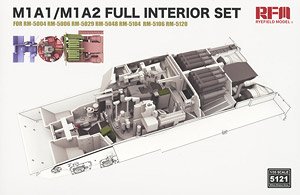 M1A1/M1A2 エイブラムス用 フルインテリアセット (RFM5004/5006/5029/5048/5104 /5106/5120用) (プラモデル)