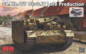 Sd.Kfz.167 StuG.IV Late Production w/Engine Workabel Tracks (Plastic model)