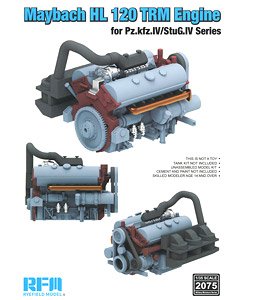 IV号戦車/IV号突撃砲シリーズ 用マイバッハ HL120 TRM エンジン セット (プラモデル)